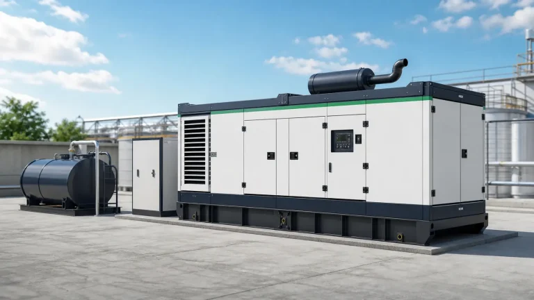 Diesel generator for hybrid microgrid backup