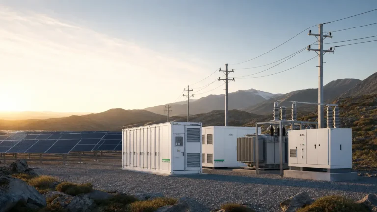 Hybrid solar battery microgrid power system