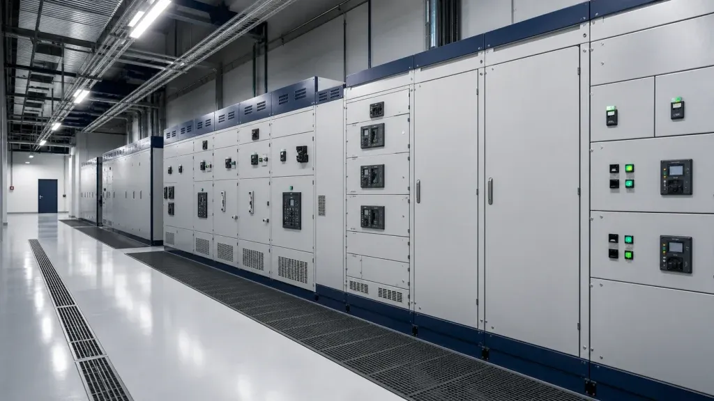 Low-voltage switchgear and distribution board installation