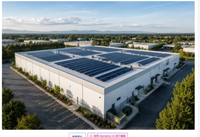 Commercial and industrial solar power system concept
