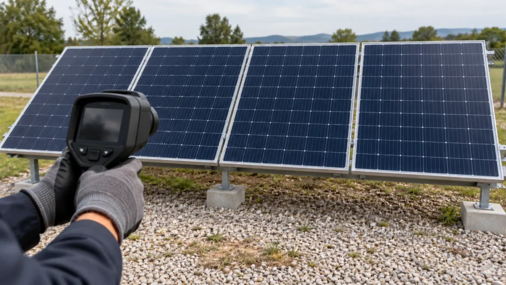 solar module inspection context
